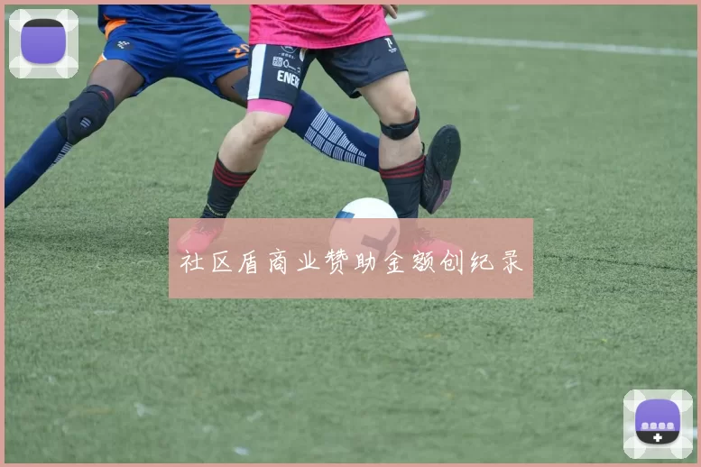 社区盾商业赞助金额创纪录